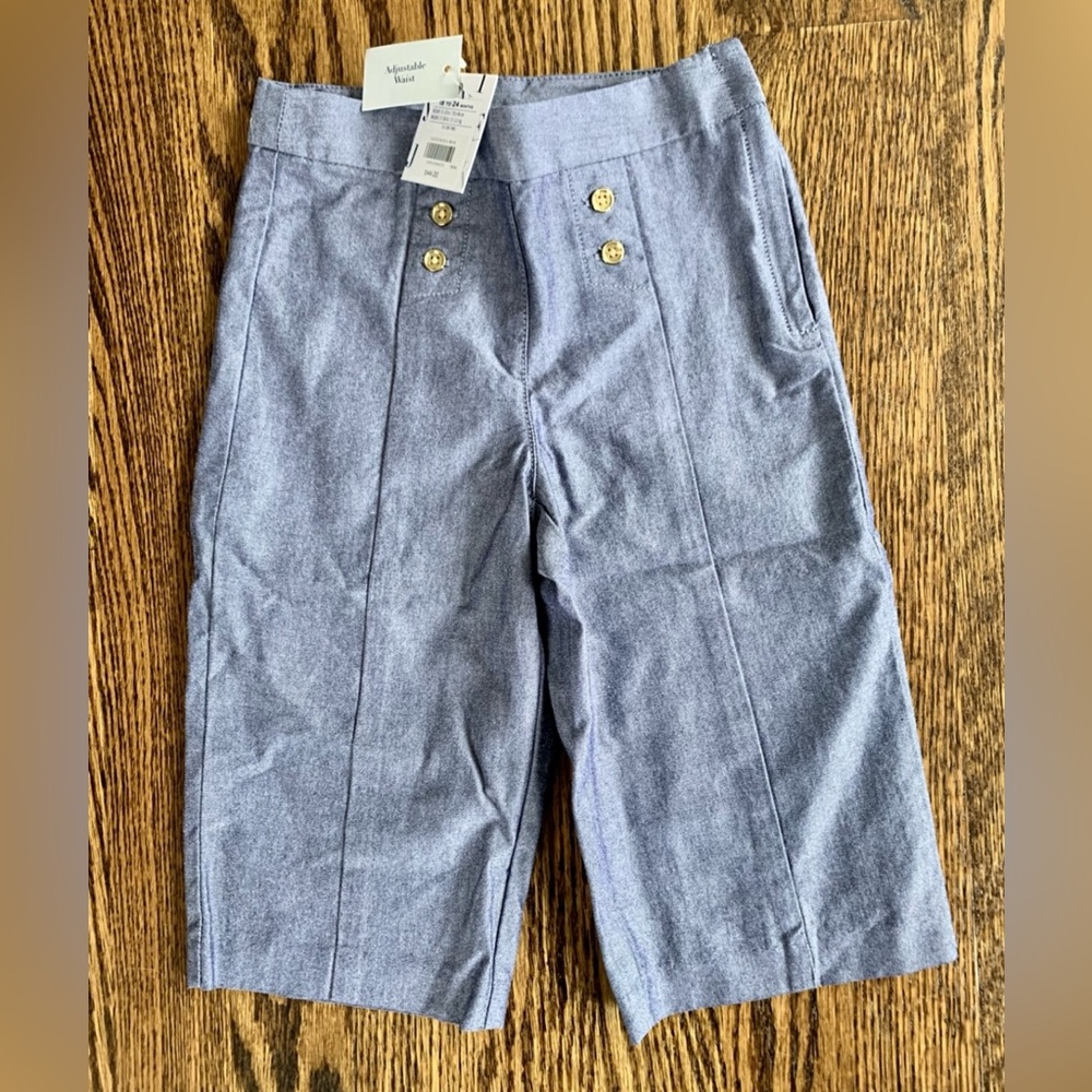 Janie and Jack - girl’s wide leg pants (18/24m) - NWT